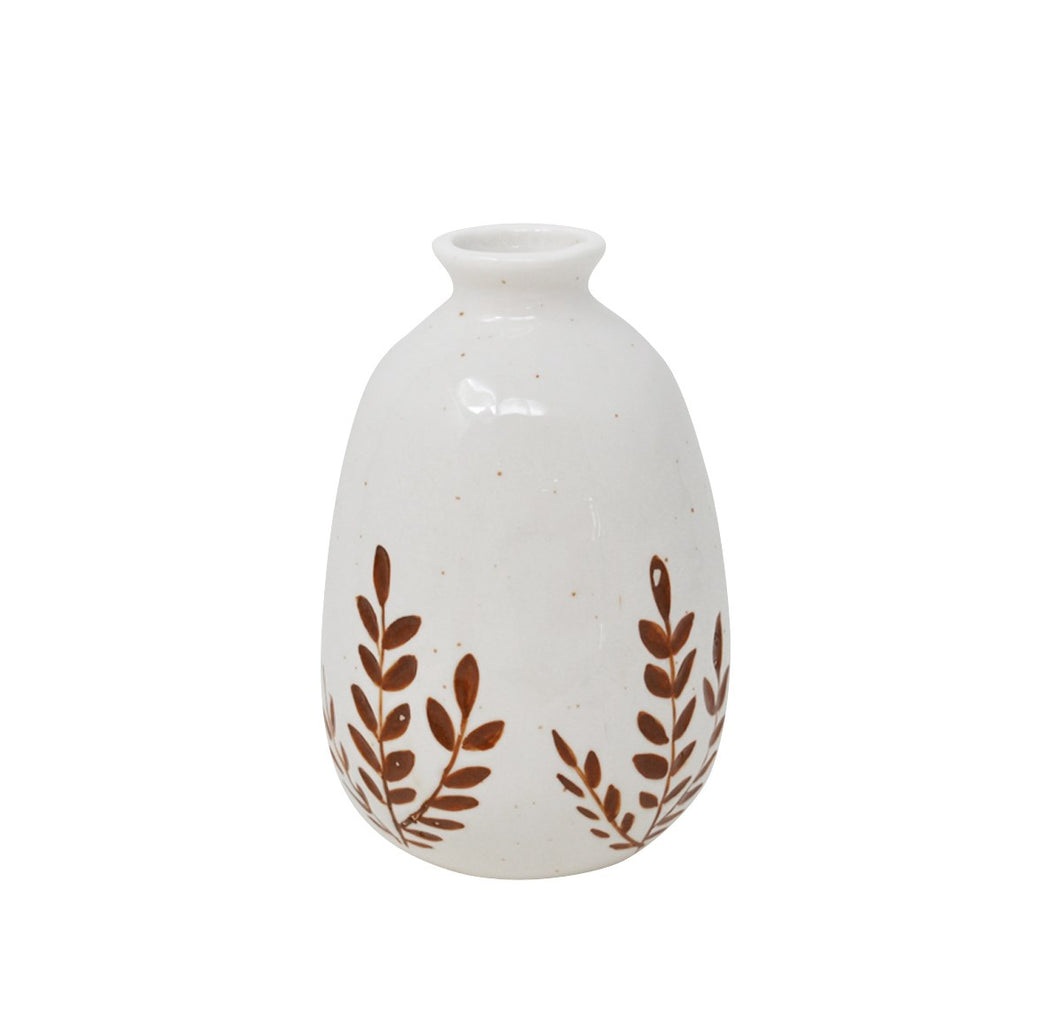 Engraved Flowers Vase