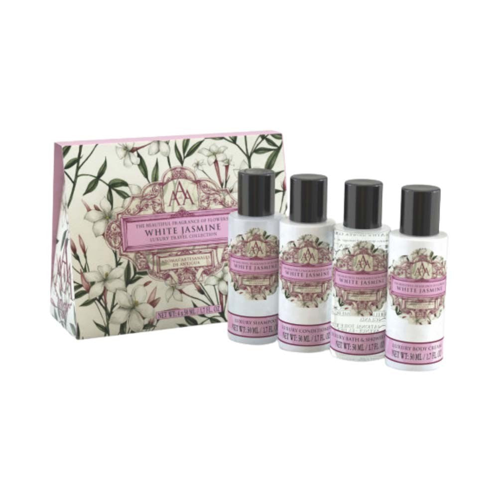 White Jasmine - 4 Pack Travel Bath & Body Collection