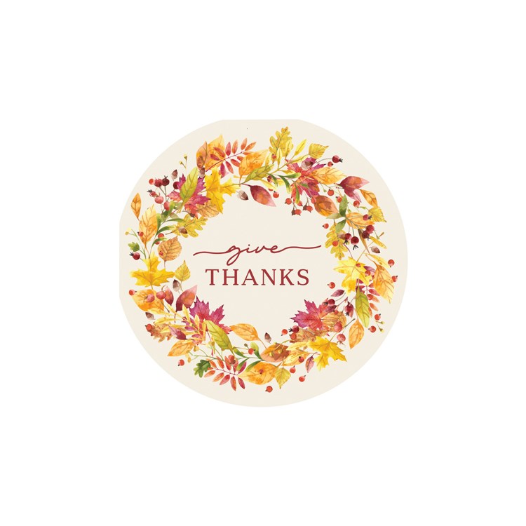 Give Thanks Shaped Paper Napkins