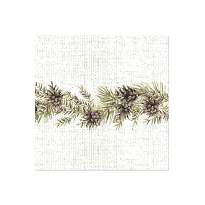 Pinecone Shimmer Luncheon Napkin