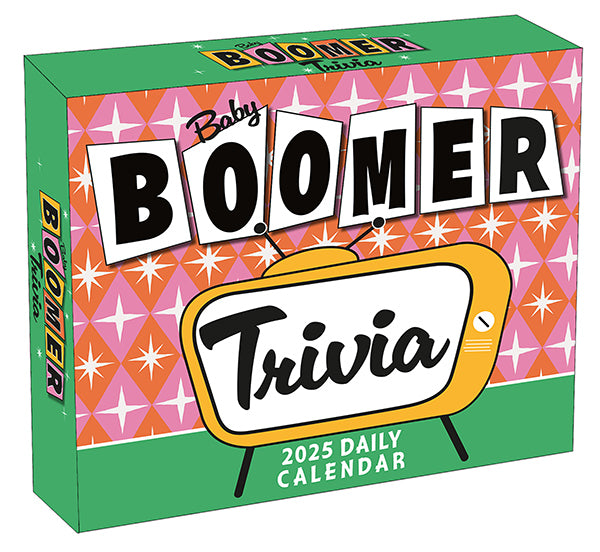 Baby Boomer Trivia 2025 Boxed Daily Calendar