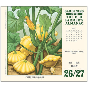 The Old Farmer’s Almanac – Gardening 2025 Daily Calendar