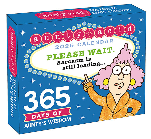 Aunty Acid 2025 Boxed Daily Calendar