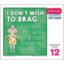 Load image into Gallery viewer, Aunty Acid 2025 Boxed Daily Calendar
