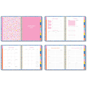 2025 Geometric Deluxe Hardcover Planner