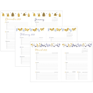 2025 Garden Bee Weekly Softcover Planner