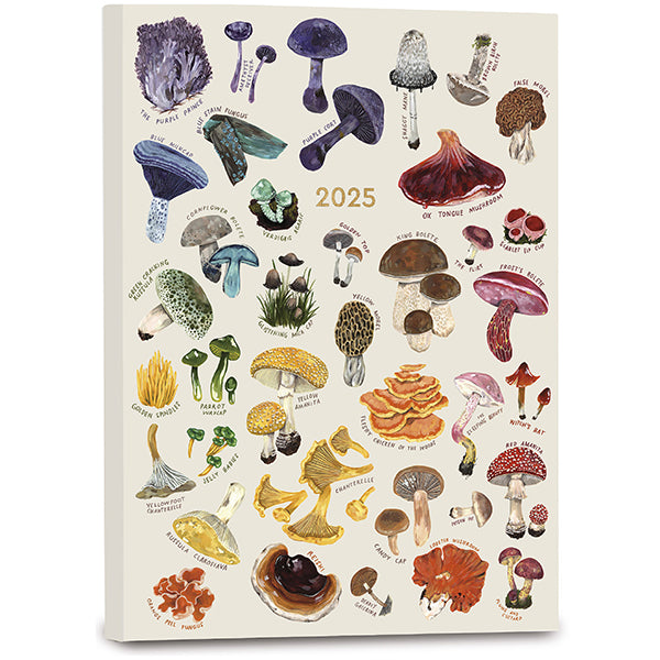 2025 Mushrooms Weekly Softcover Planner