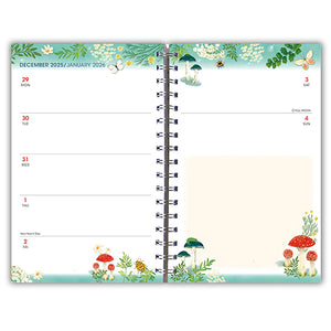 Mushroom Garden 2026 Design Essentials 16-Month Weekly Planner
