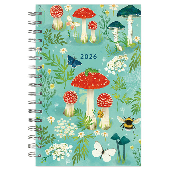 Mushroom Garden 2026 Design Essentials 16-Month Weekly Planner