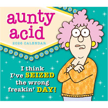 Load image into Gallery viewer, Aunty Acid 2026 Boxed Daily Calendar
