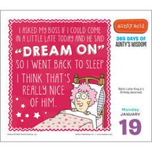 Load image into Gallery viewer, Aunty Acid 2026 Boxed Daily Calendar
