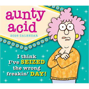 Aunty Acid 2026 Boxed Daily Calendar