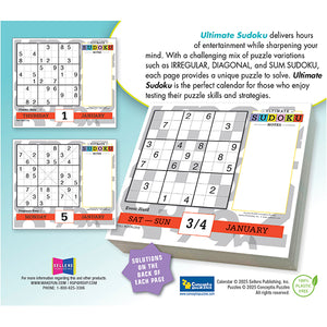 Ultimate Sudoku 2026 Daily Calendar