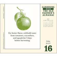 Load image into Gallery viewer, The Old Farmer’s Almanac – Gardening 2027 Daily Calendar
