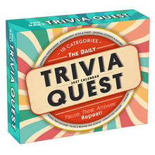 Load image into Gallery viewer, The Daily Trivia Quest 2027 Boxed Daily Calendar
