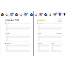 Load image into Gallery viewer, 2027 Garden Bee Weekly Softcover Planner
