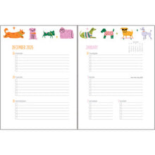 Load image into Gallery viewer, 2027 Furry Friends Weekly Softcover Planner
