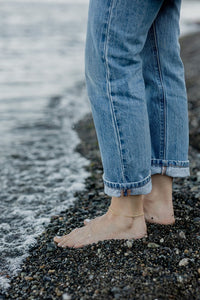 Lola Chain Anklet - Silver