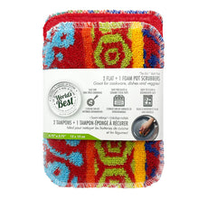 Load image into Gallery viewer, Multi Pack Pot Scrubbers (2 Flat + 1 Foam)
