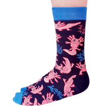 Load image into Gallery viewer, Axolotl Socks - For Her
