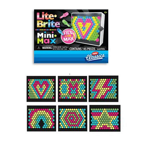 Lite Brite Mini Max Assorted Gift It Gray