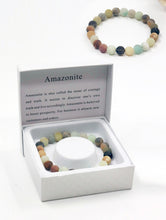 Load image into Gallery viewer, Amazonite Blessing Bead Bracelets with Gift Box
