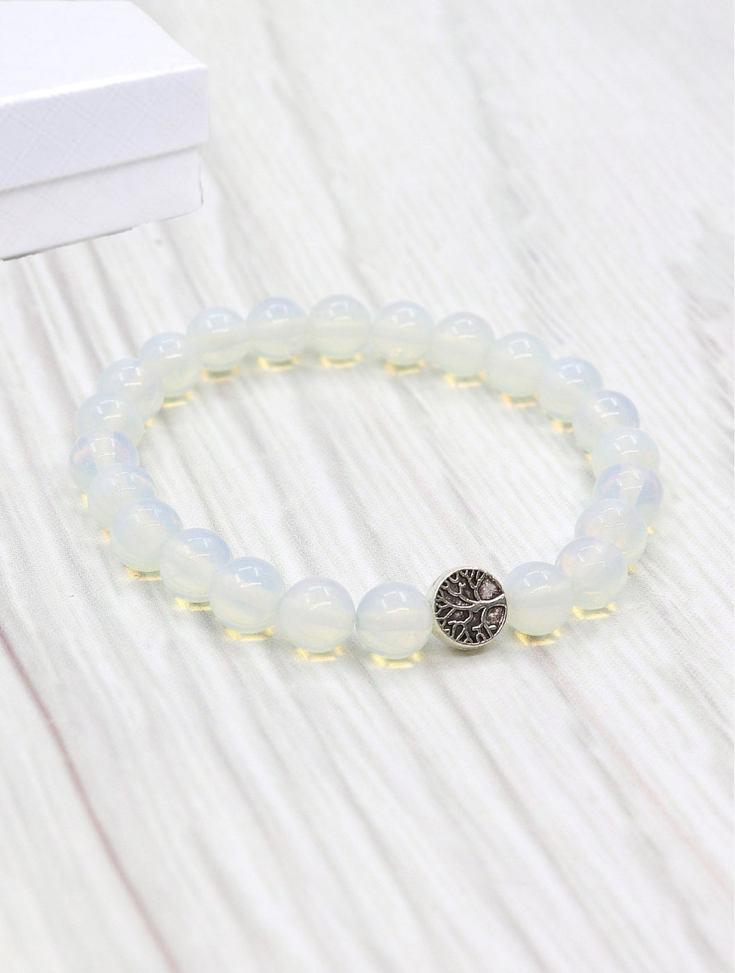 Opal Blessing Bead Bracelets with Gift Box