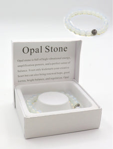 Opal Blessing Bead Bracelets with Gift Box