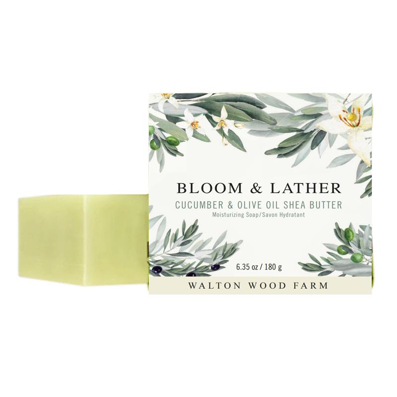 Cucumber & Olive Oil Shea Butter Moisturizing Soap Bar