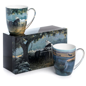 Bateman 'Horses' Mug Pair