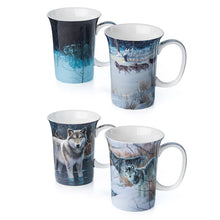 Load image into Gallery viewer, Bateman &#39;Wolves&#39; Set of 4 Mugs
