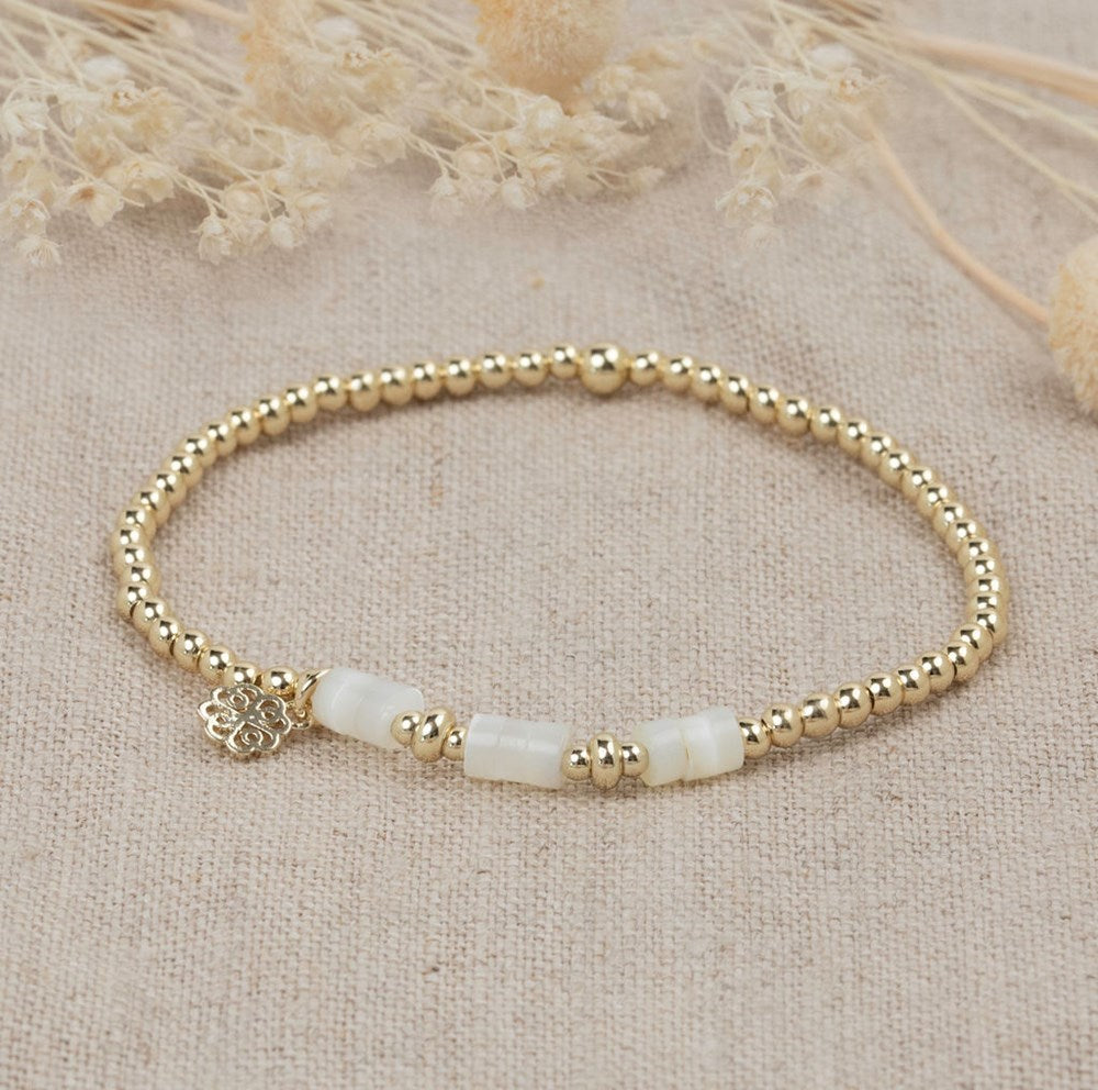 Bayla Bracelet - Gold/Mother of Pearl