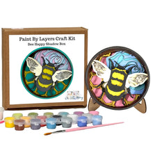 Load image into Gallery viewer, Bee Happy Shadow Box Kit
