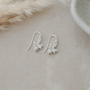 Bee Yourself Earrings - Silver