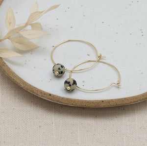 Bellamy Hoops - Dalmatian Jasper/Gold