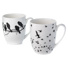 Load image into Gallery viewer, &#39;Bird Silhouette&#39; Mug Pair
