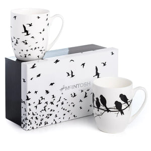 'Bird Silhouette' Mug Pair