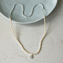 Load image into Gallery viewer, Bloom Loop Necklace/Bracelet - Silver/Pearl
