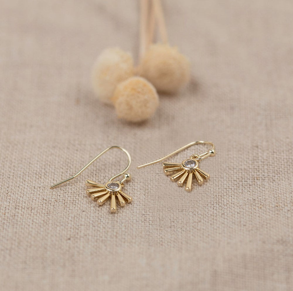 Burst Earrings - Gold