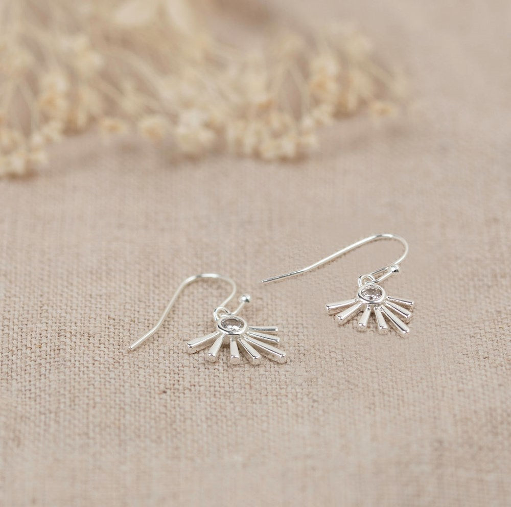 Burst Earrings - Silver