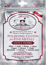 Load image into Gallery viewer, Metal Polishing Cloth Foil Pouch - Set of 2
