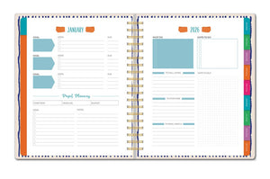 Fresh & Colorful 2026 Deluxe Hardcover Planner