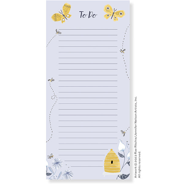 Garden Bee Note Pad