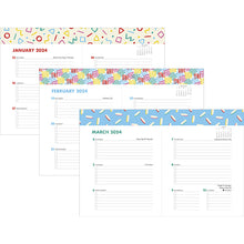 Load image into Gallery viewer, 2025 Geometric Weekly Softcover Planner
