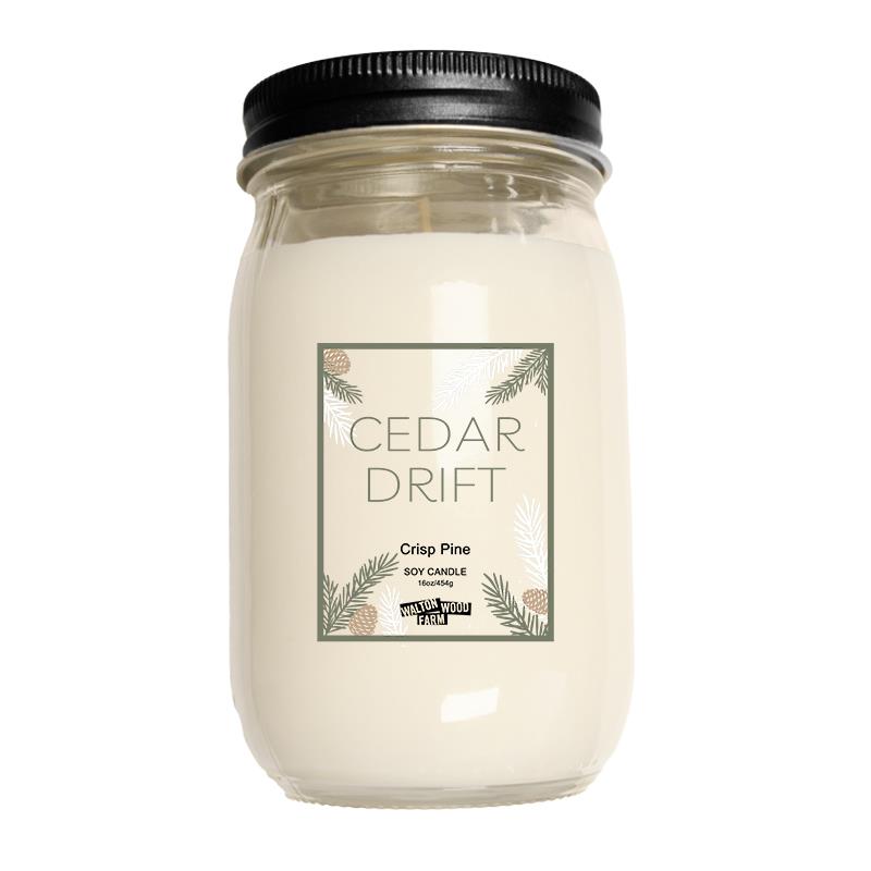 Cedar Drift Soy Candle 16oz