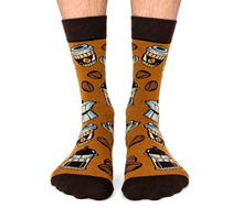 Load image into Gallery viewer, Coffee Addict Socks- For Him

