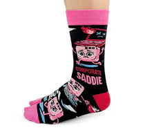Load image into Gallery viewer, Corporate Saddie Socks-  For Her
