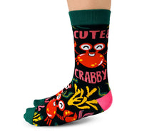 Load image into Gallery viewer, Cute &amp; Crabby Socks - For Her
