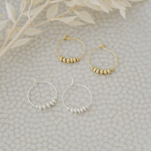 Load image into Gallery viewer, Callie Hoops - Silver
