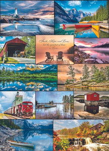 Canadian Collage 1000 Piece Puzzle